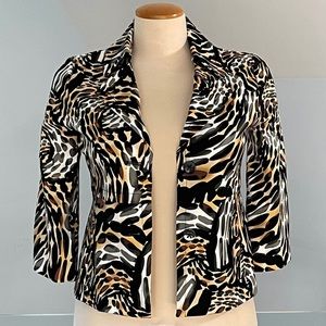 Rafaella Studio animal print jacket, Sz L